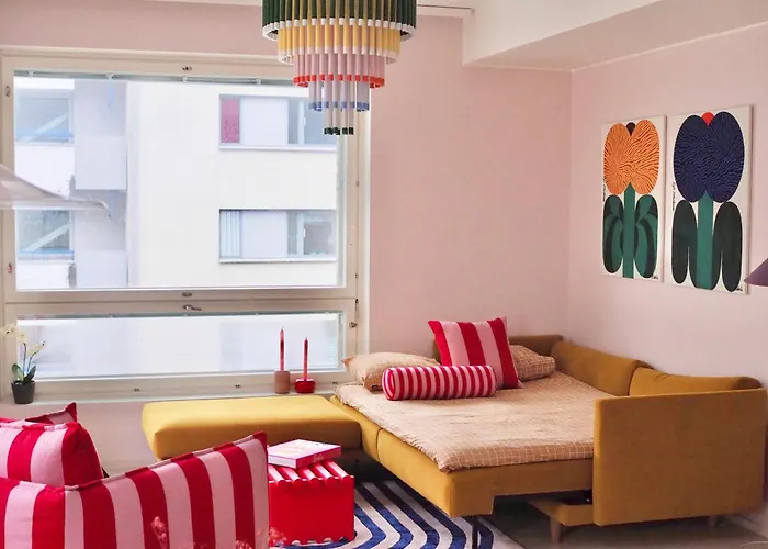 Candy-Colored Two-Room Condo With Sweet Views